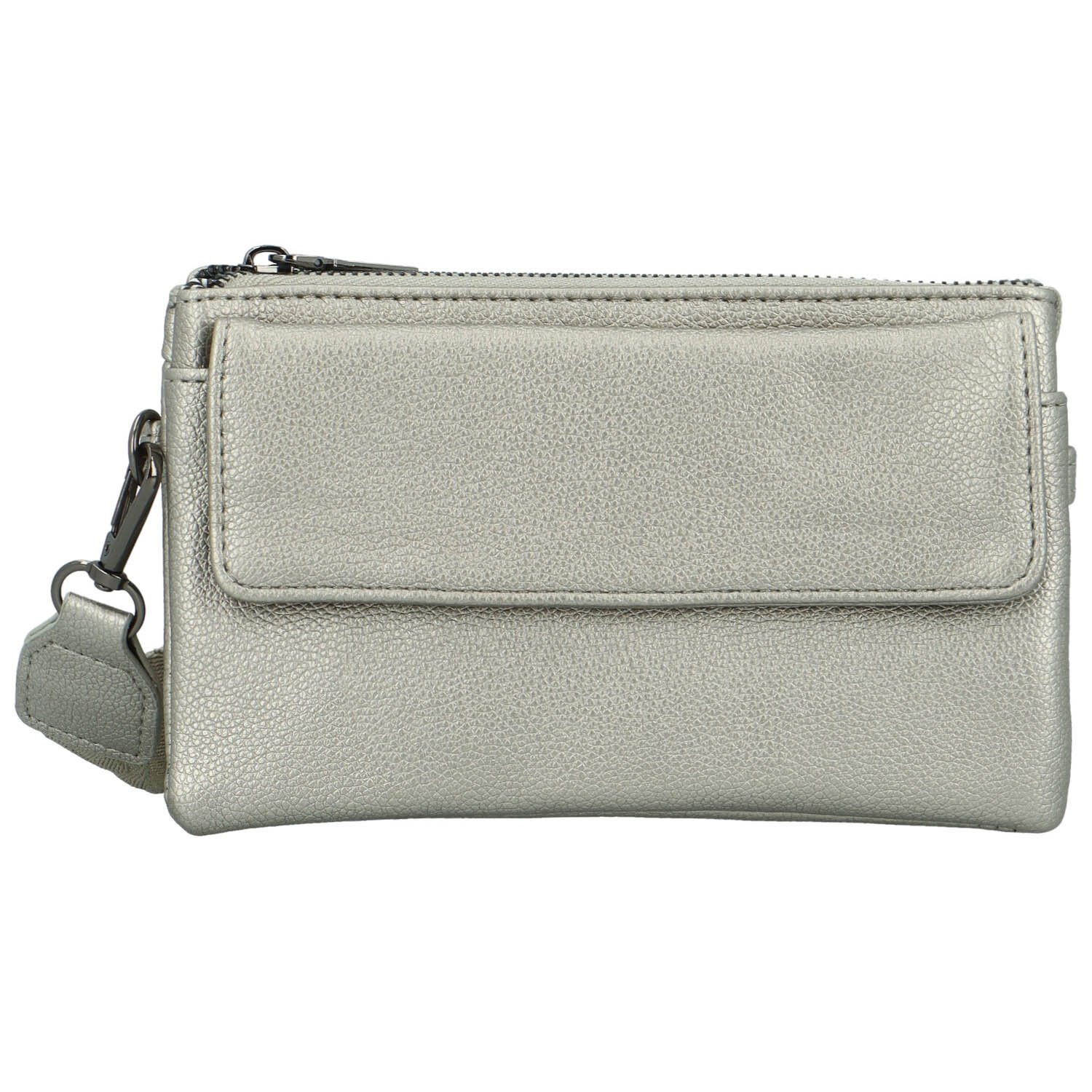 Trendy dámská crossbody kabelka Santiana new, stříbrná
