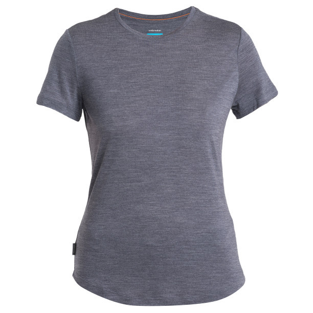 Dámské funkční triko Icebreaker Women Merino 125 Cool-Lite™ Sphere III SS Tee Velikost: M / Barva: šedá