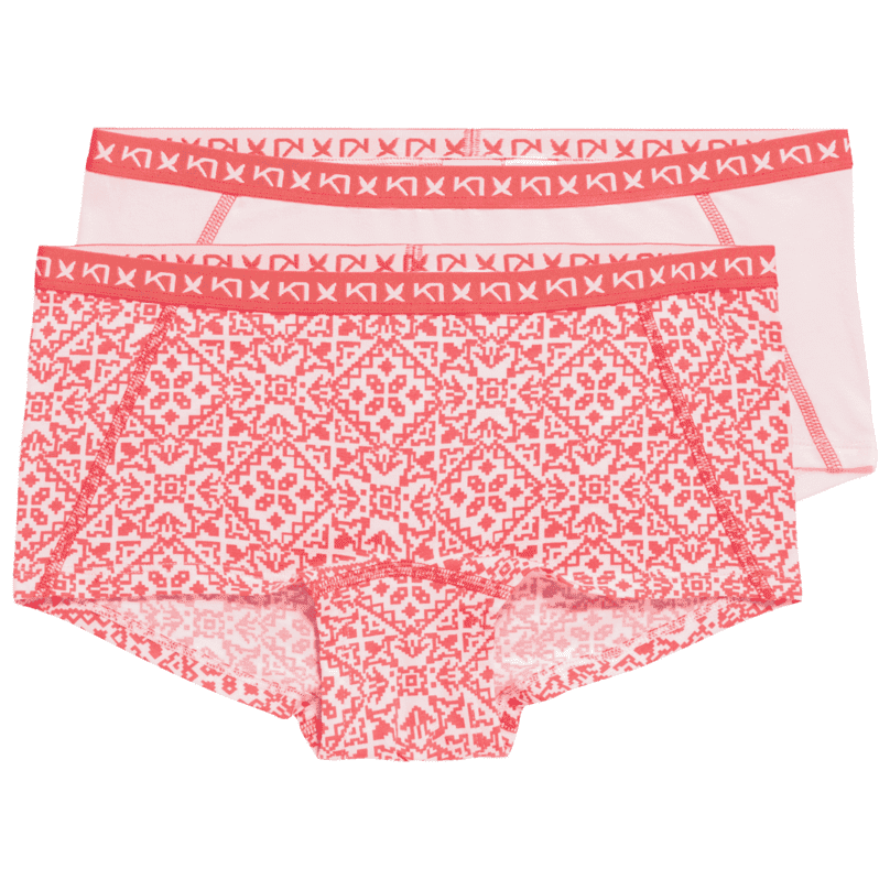 Dámské kalhotky Kari Traa Tina Hipster 2Pk Velikost: S / Barva: červená