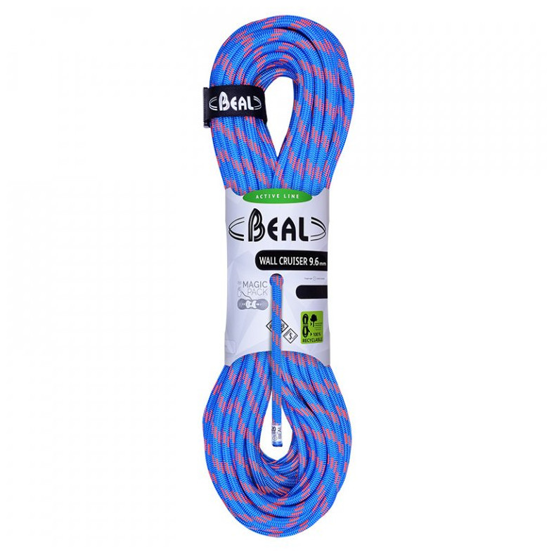 Lezecké lano Beal Wall Cruiser 9,6 mm (40 m) Barva: modrá