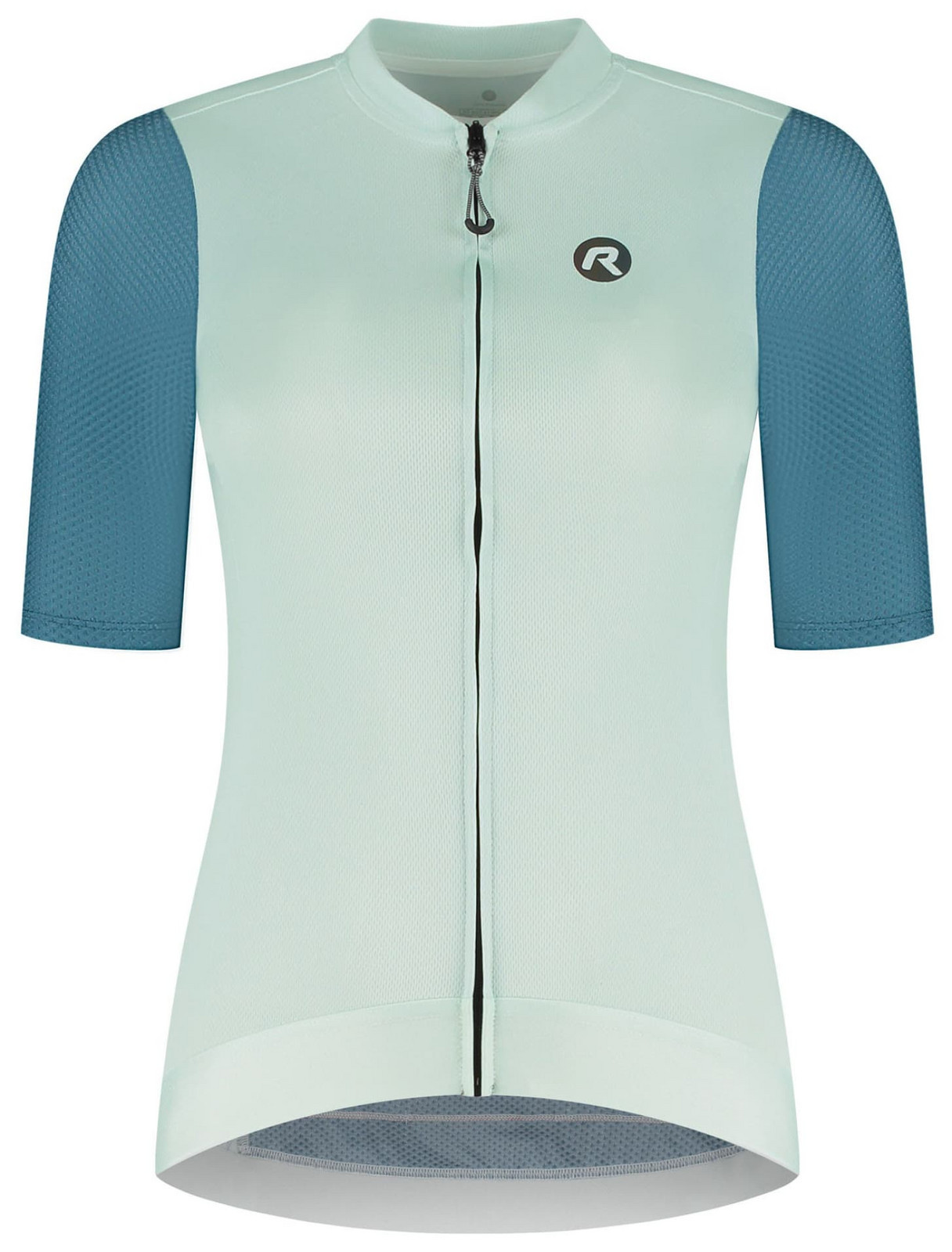 Dámský aerodynamický cyklodres Rogelli FAST s krátkým 3D rukávem, světle zelený 2XL