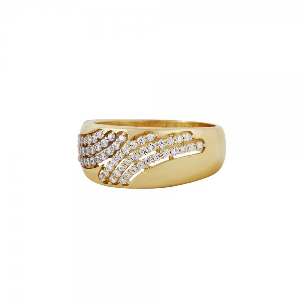 Prsten se syntetickými kameny 226-087-0961 64-5.15g