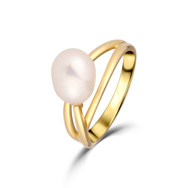 Prsten s perlou 225-288-1020 53-3.60g