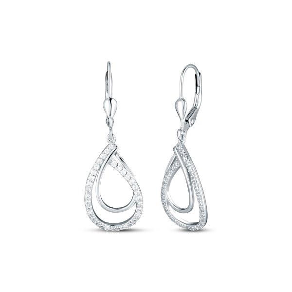 Náušnice se syntetickými kameny 136-927-19370E-0000