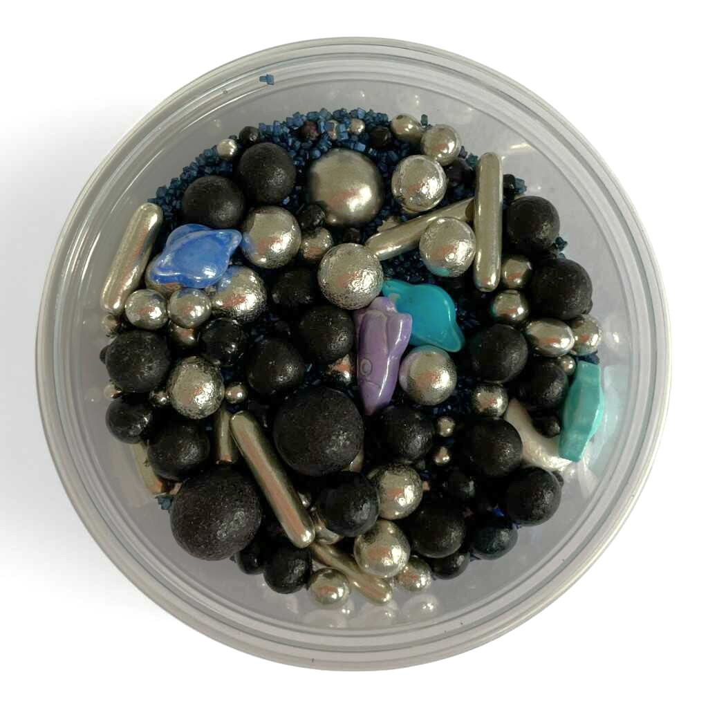 Cukrové zdobení Vesmírný déšť 40g