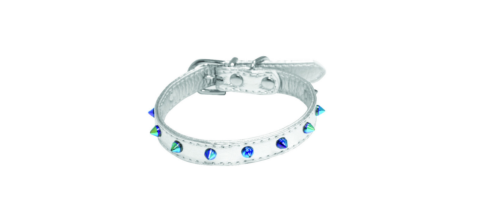 Croci Obojek Croci Silver Crystal 1,5x35cm