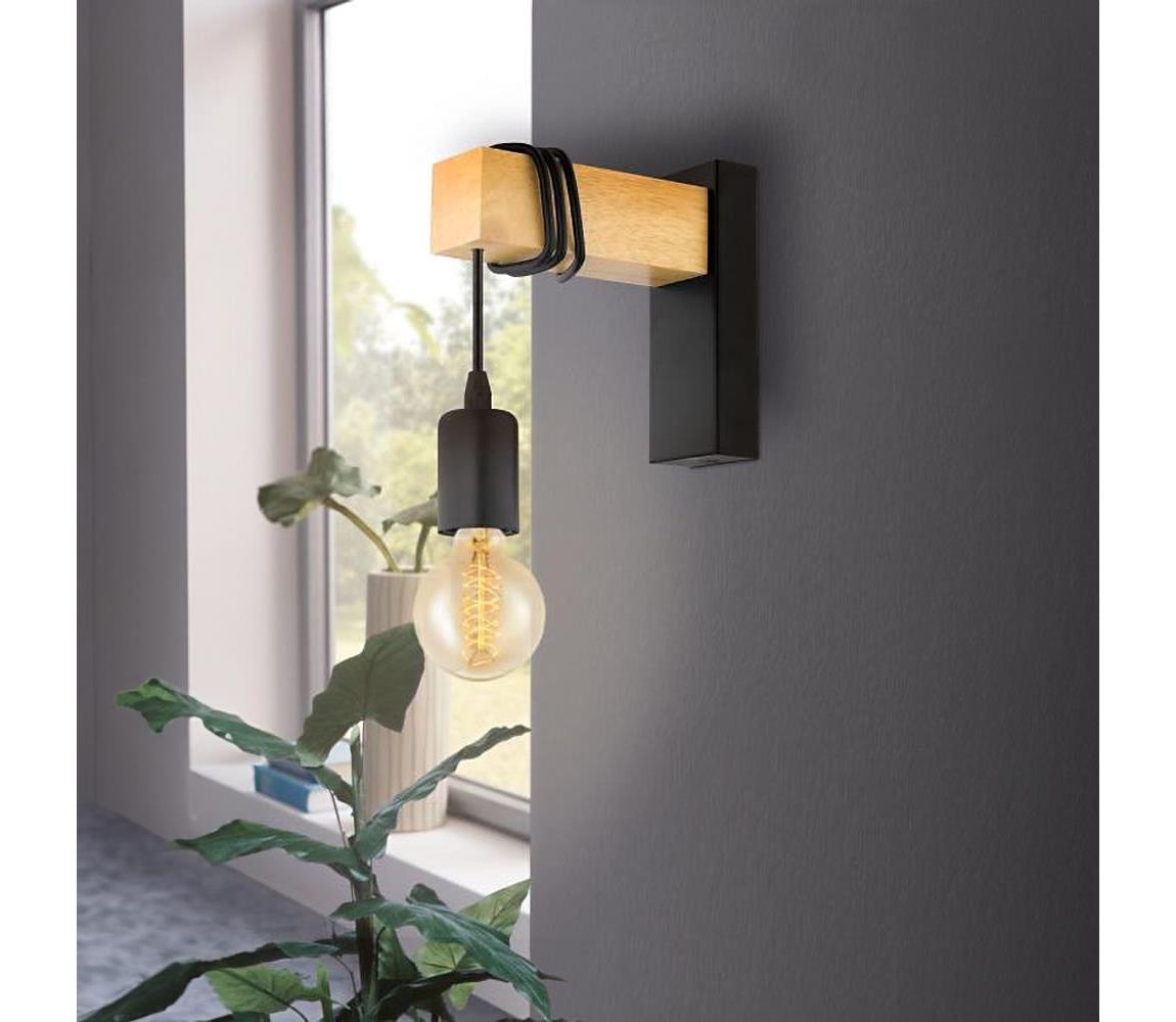 Eglo Eglo 32917 - Nástěnné svítidlo TOWNSHEND 1xE27/10W/230V