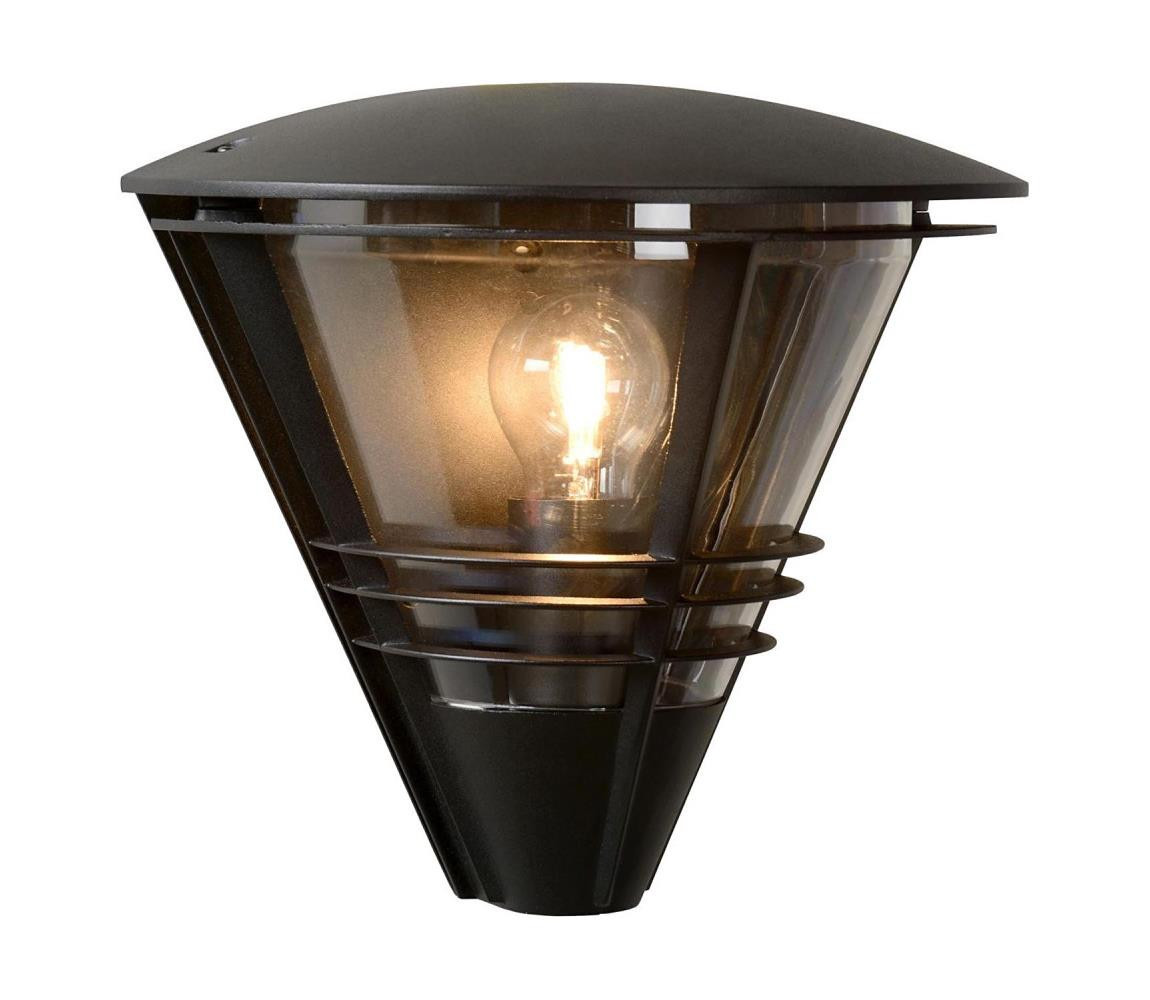 Lucide Lucide 11812/01/30 - Venkovní nástěnné svítidlo LIVIA 1xE27/60W/230V černé IP44