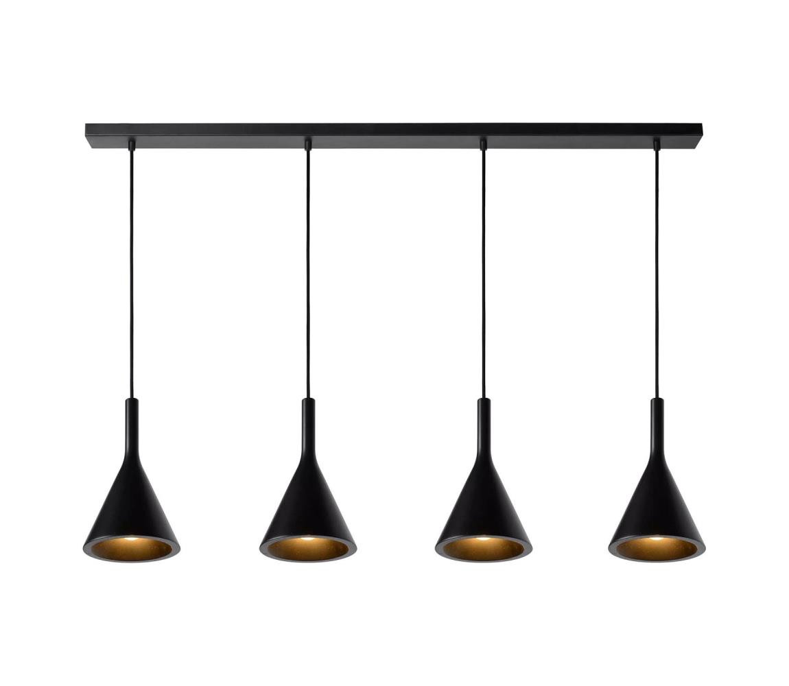 Lucide Lucide 35410/04/30 - Lustr na lanku GIPSY 4xE27/25W/230V