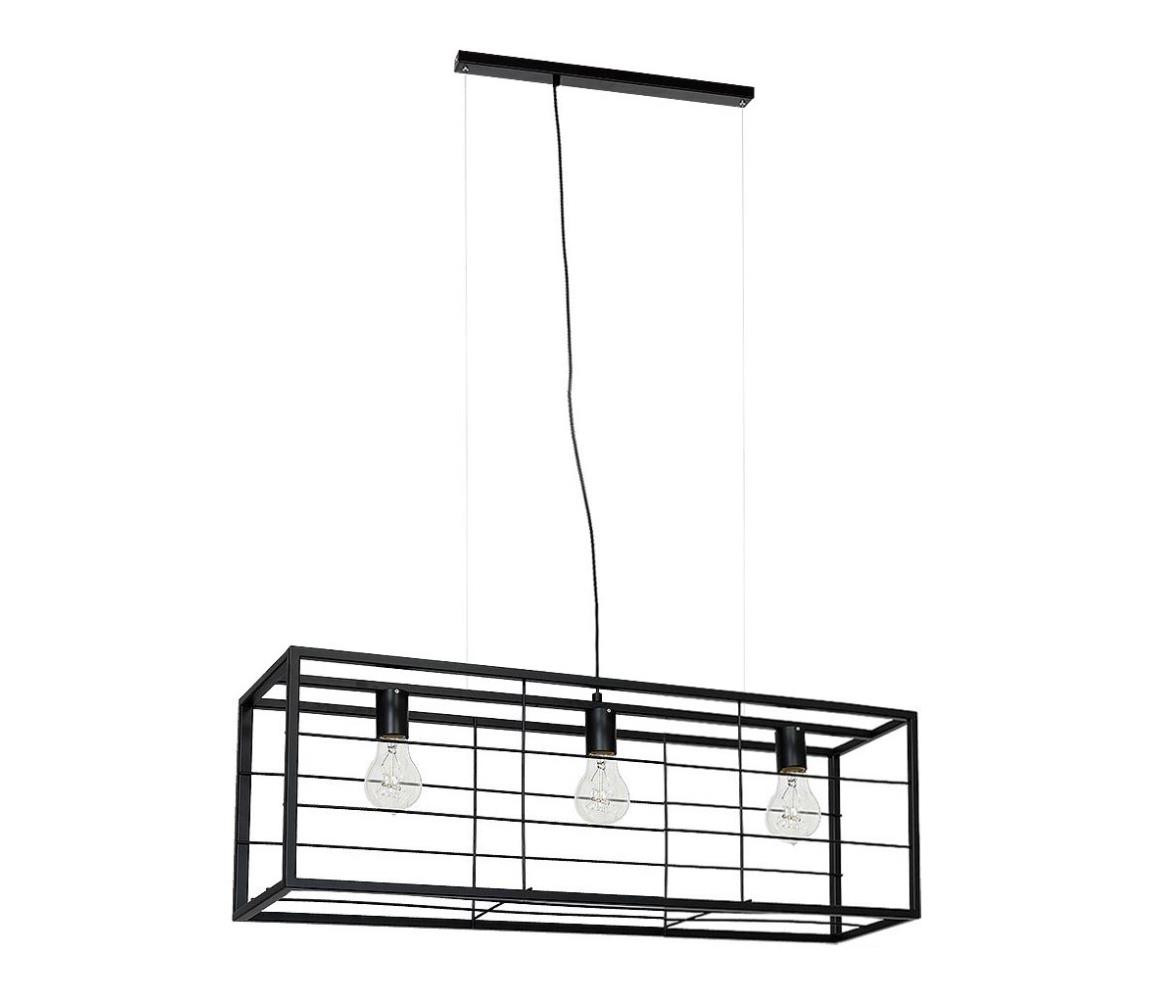 Lustr na lanku FRAME 3xE27/60W/230V