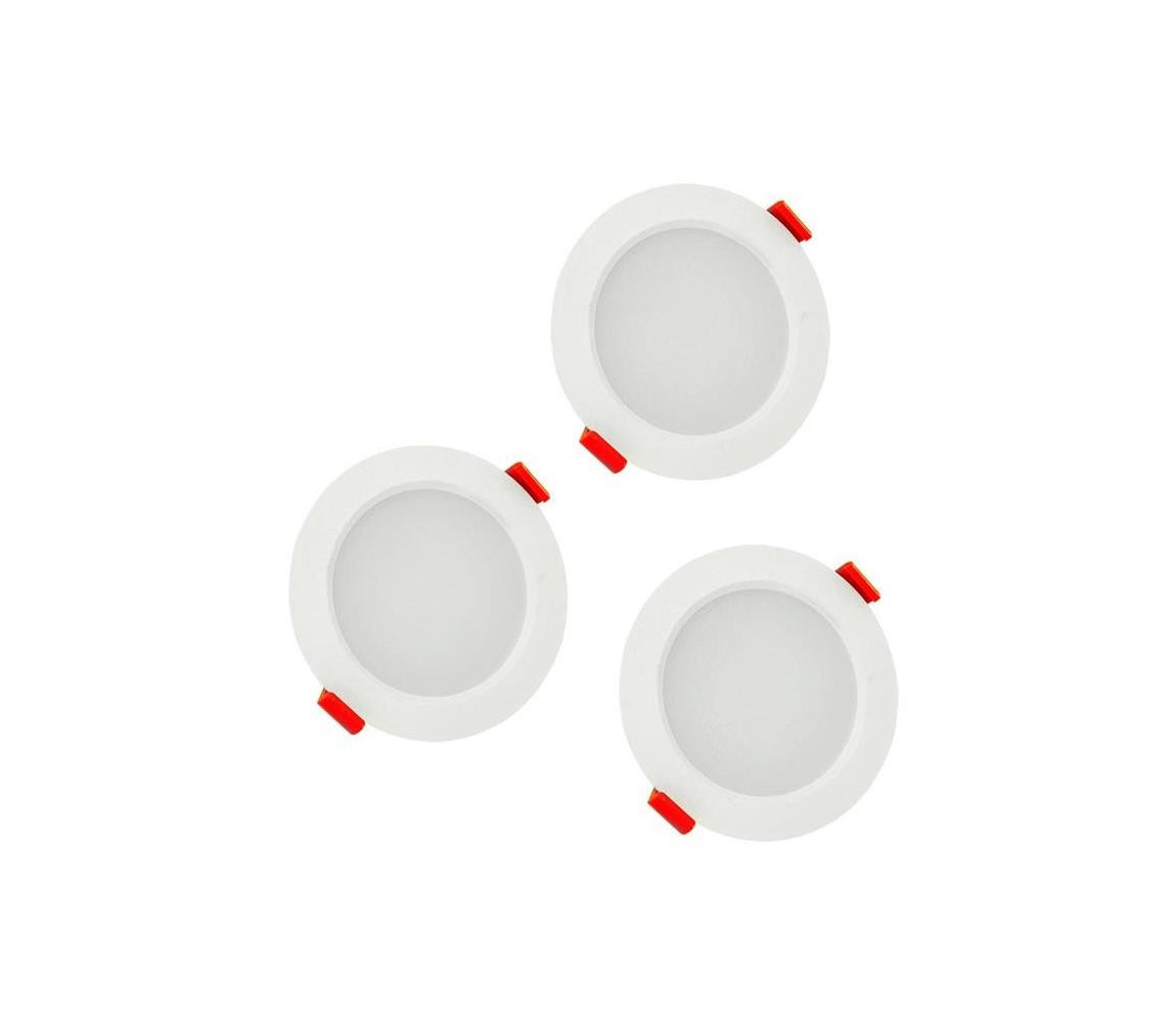 SADA 3xLED Koupelnové podhledové svítidlo MIRO LED/6W/230V IP44