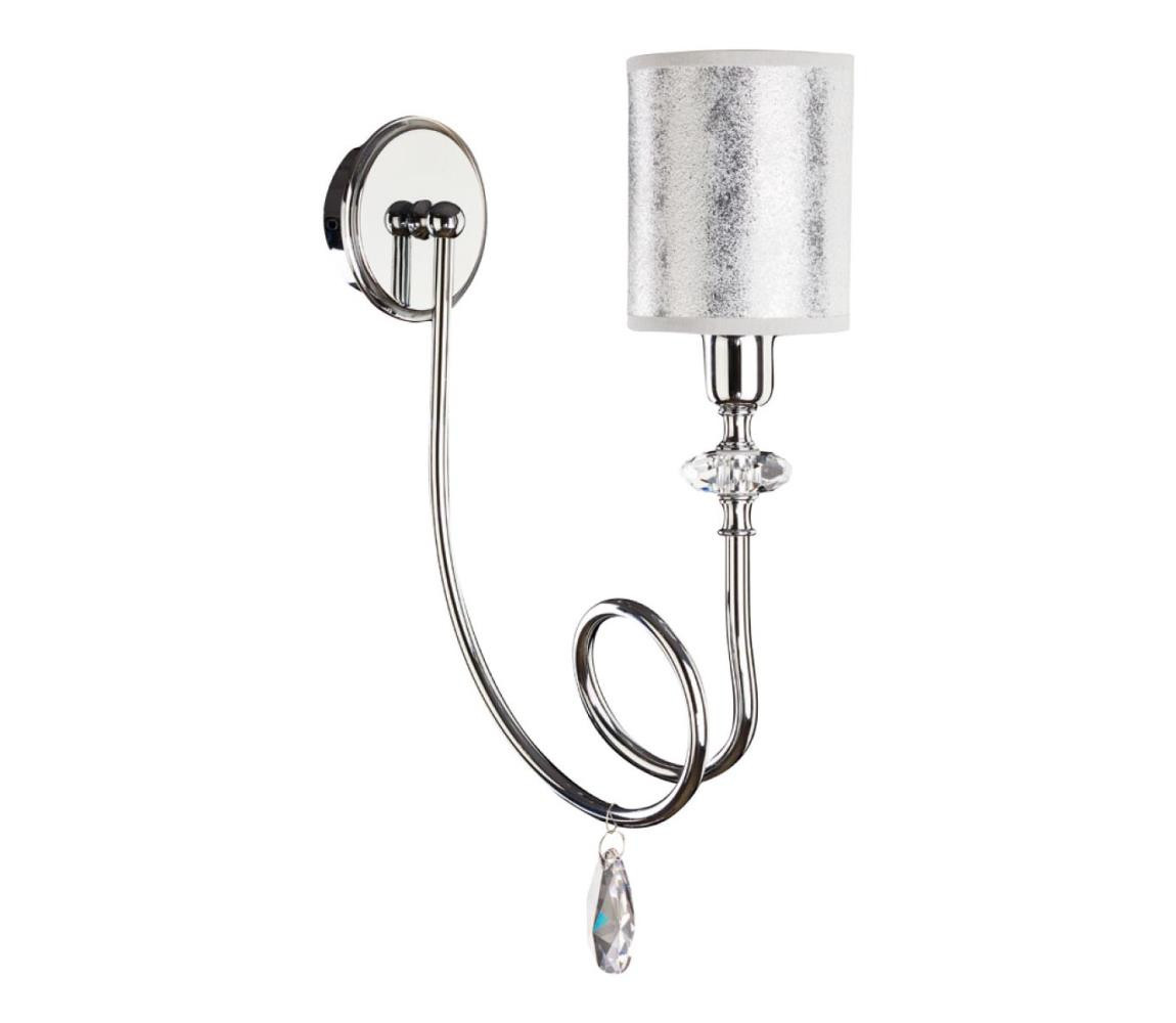 Jupiter Jupiter 1597 - DE K1 CH - Nástěnné křišťálové svítidlo DELFINA E14/40W