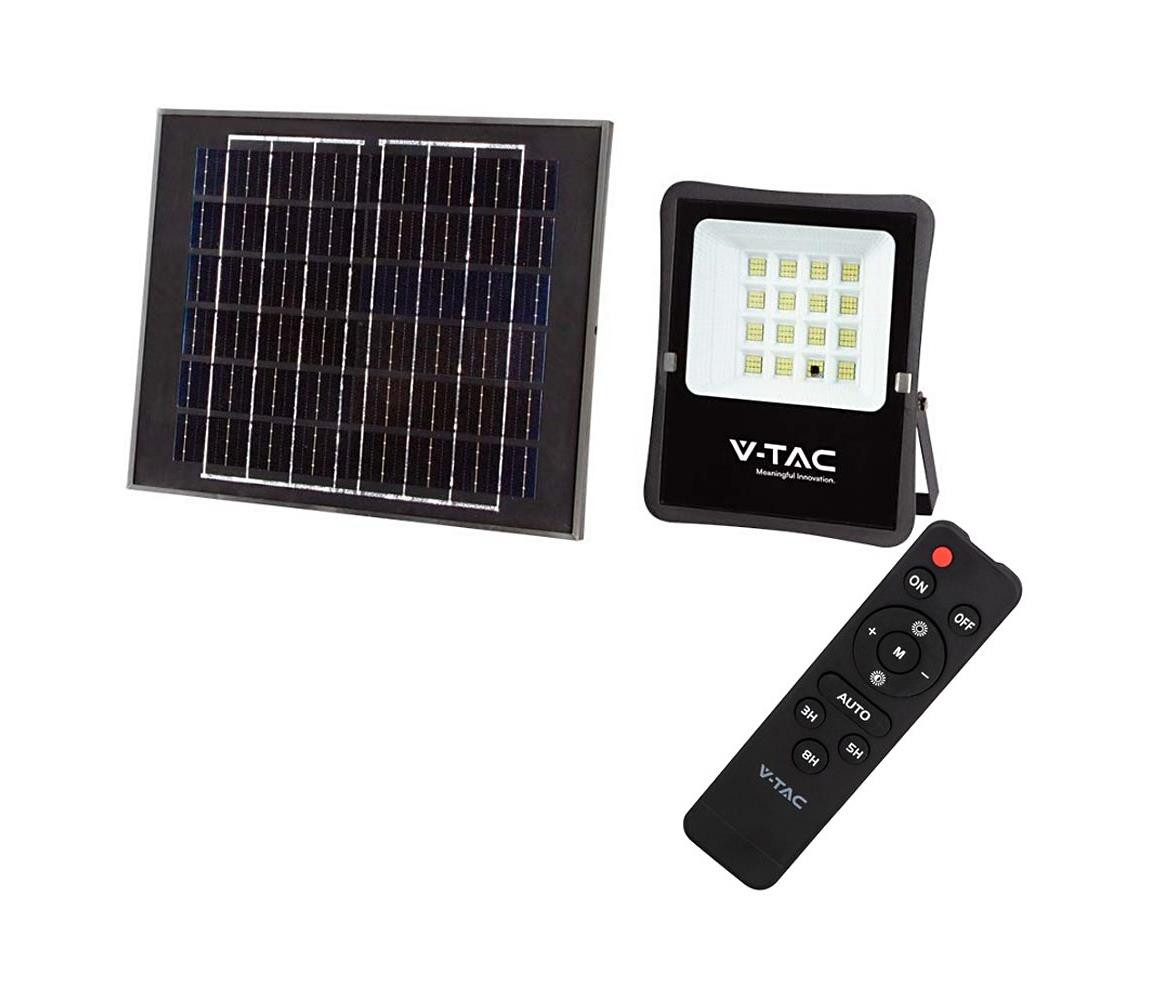 LED Venkovní solární reflektor LED/12W/3,2V 4000K IP65