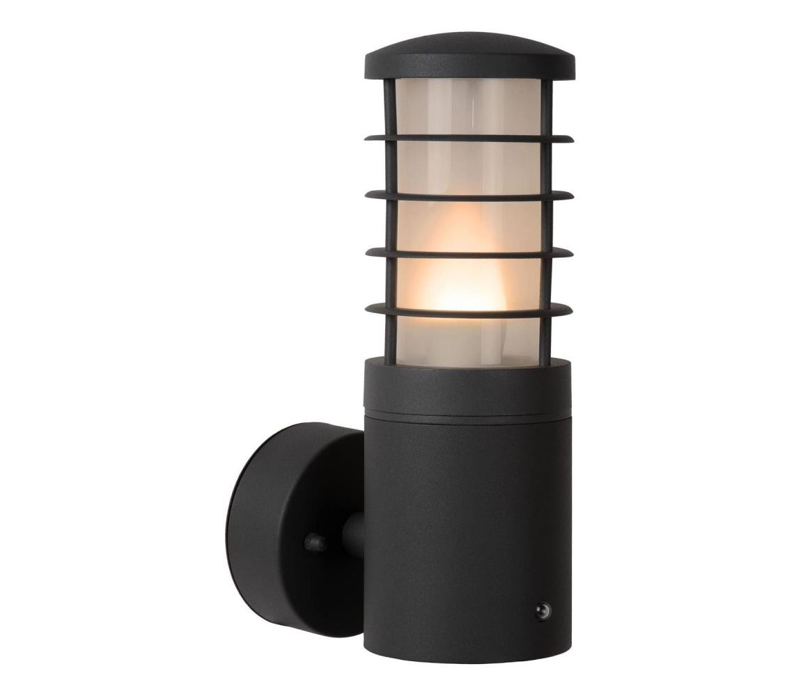 Lucide Lucide 14871/01/30 - Venkovní svítidlo se senzorem SOLID 1xE27/60W/230V