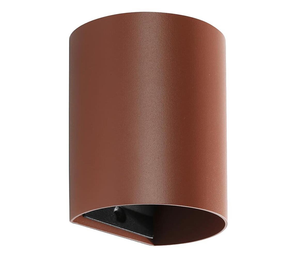 FARO Barcelona FARO 40525 - Nástěnné svítidlo SOLE 1xGU10/8W/230V cihlová kulatý