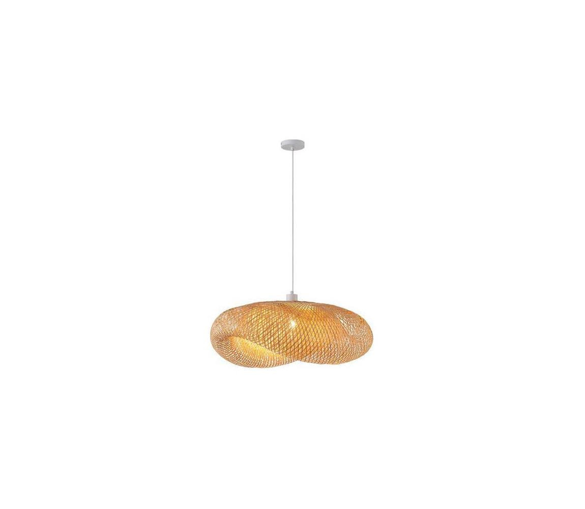Eurolamp Lustr na lanku 1xE27/40W/230V bambus