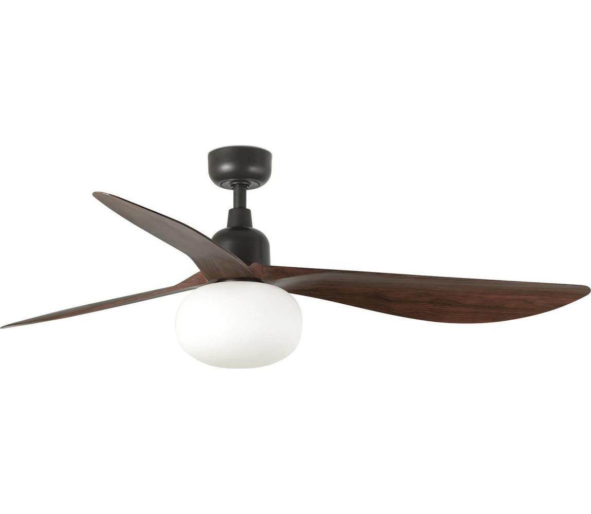 FARO Barcelona FARO 34362WT-11L-Str. vent. OUTWOOD L 1xE27/15W hnědá/černá pr.150 cm WT IP44+DO