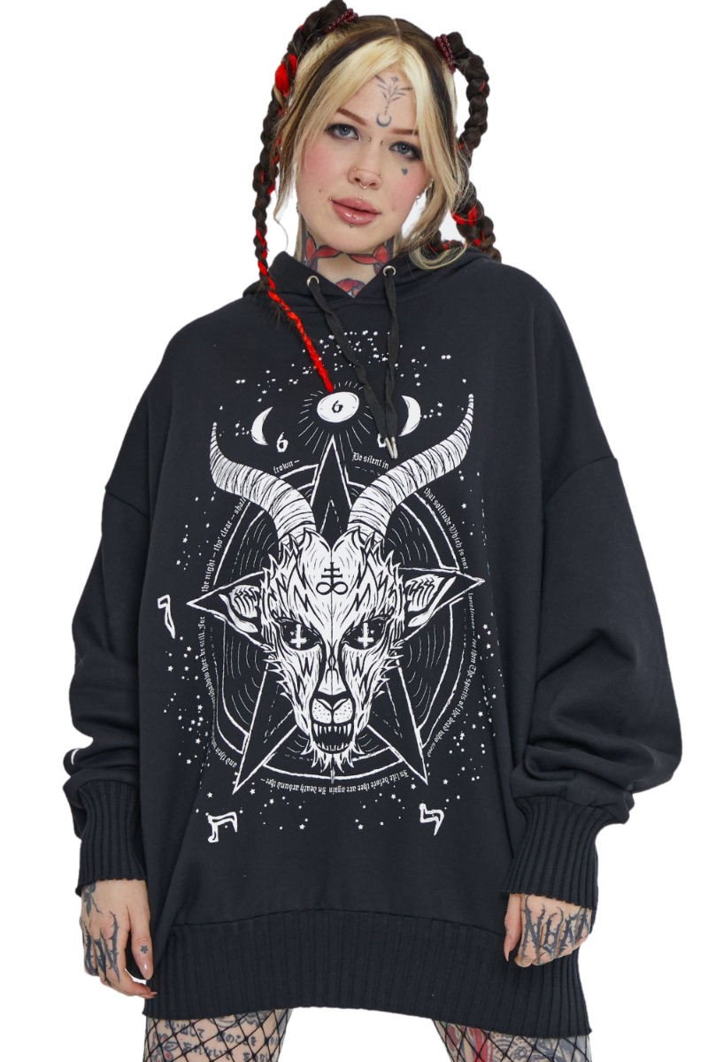 mikina s kapucí unisex - Baphomet - JAWBREAKER - HLA 4423 XS