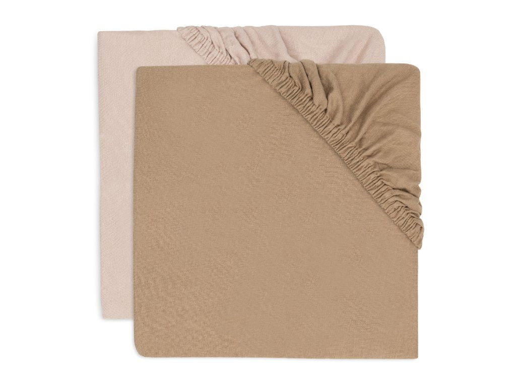 JOLLEIN Prostěradlo napínací 140/150 x 70/75 cm 2 ks Wild Rose