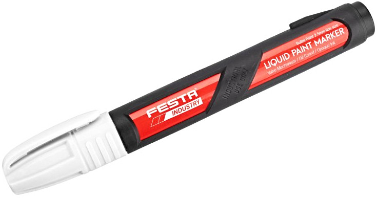 FESTA 13200 značkovač permanentní bílý INDUSTRY