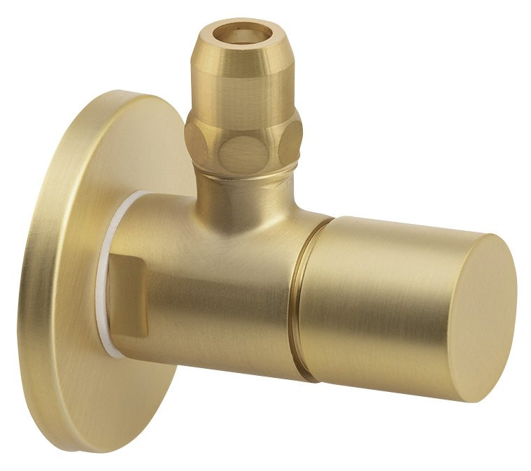 Sapho Rohový ventil s matkou, kulatý, 1/2