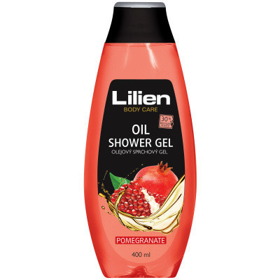 Lilien sprchový gel Granátové jablko olejový 400 ml