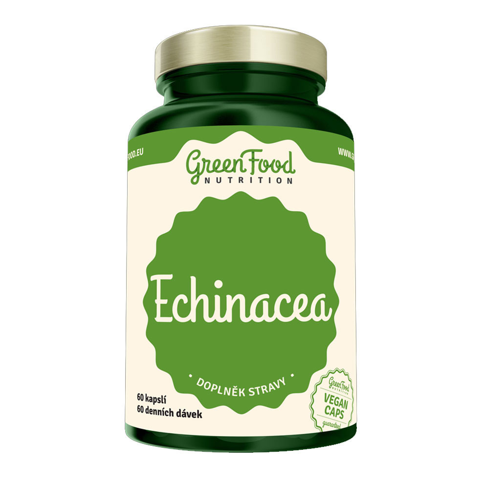 GreenFood Nutrition Echinacea 60 vegan kapslí