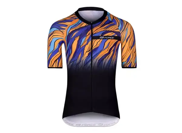 Force LIFE krátký rukáv černo-modro-oranžový