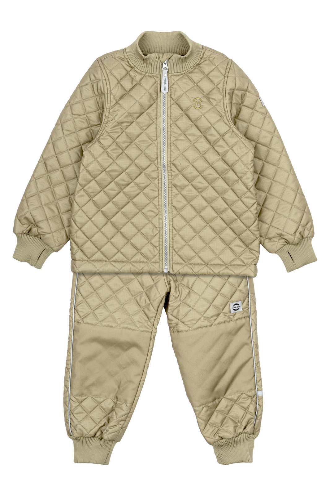 Mikk-Line Mikk - Line dětské termo kalhoty s bundou Rubber 4205 Velikost: 74