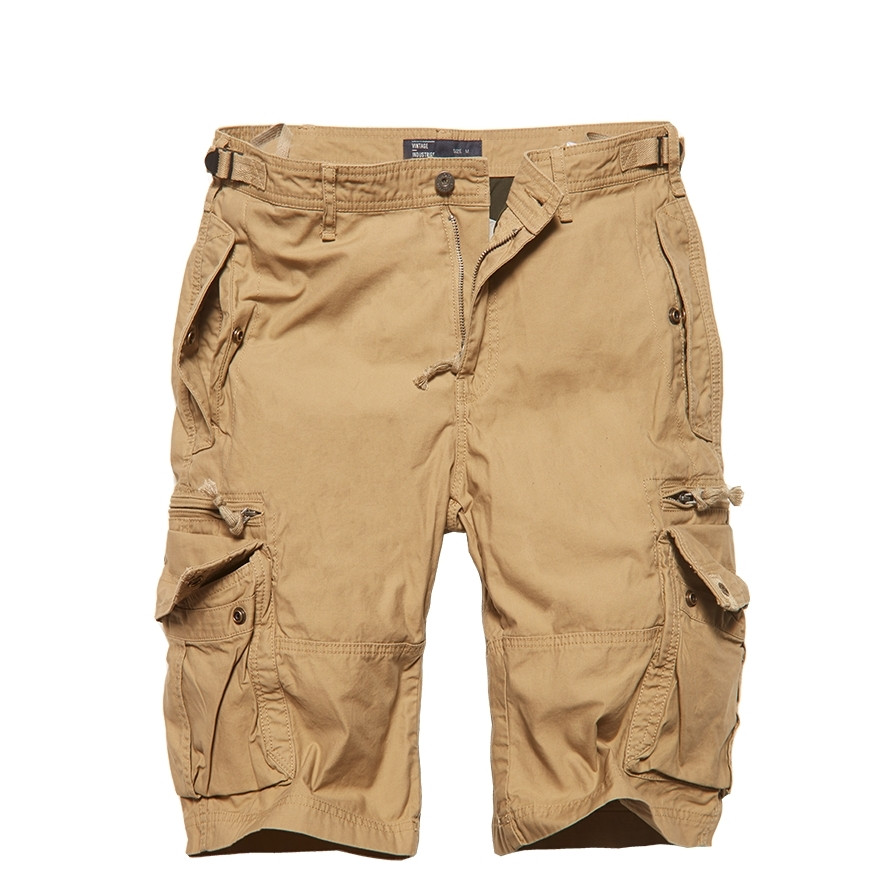 Kraťasy Vintage Industries Gandor - coyote, XS