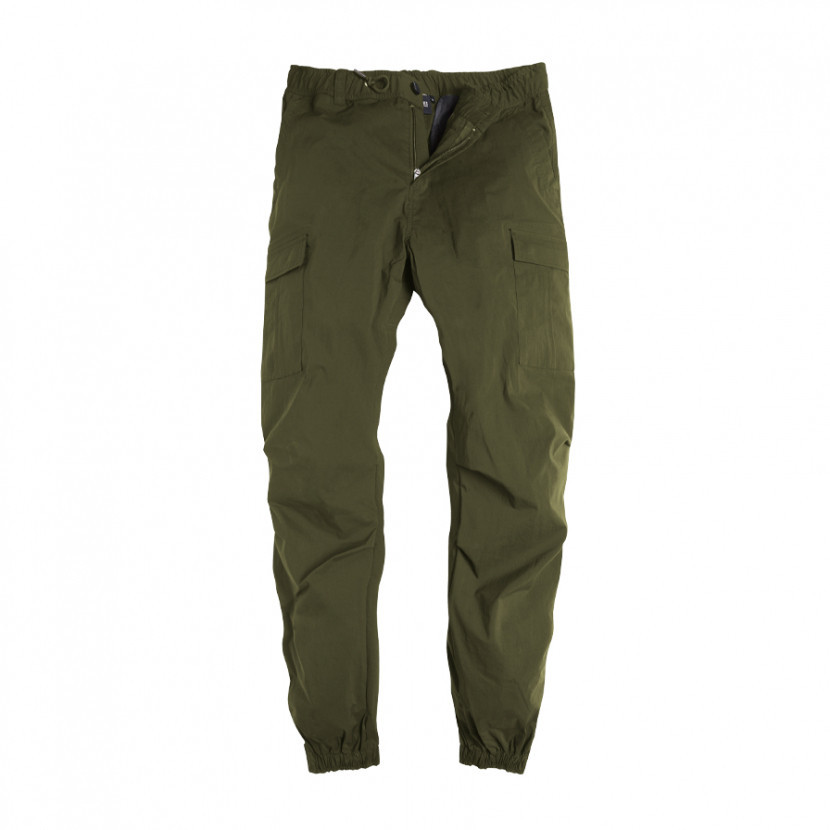 Kalhoty Vintage Industries Clyde - olivové, XL