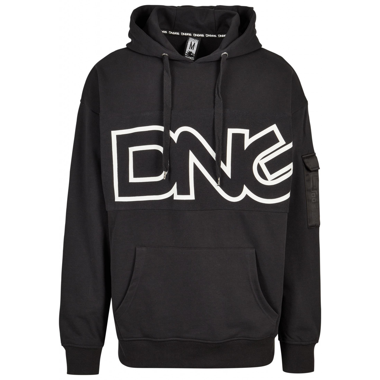 Mikina s kapucí Dangerous DNGRS Cumulus Big Print - černá, L