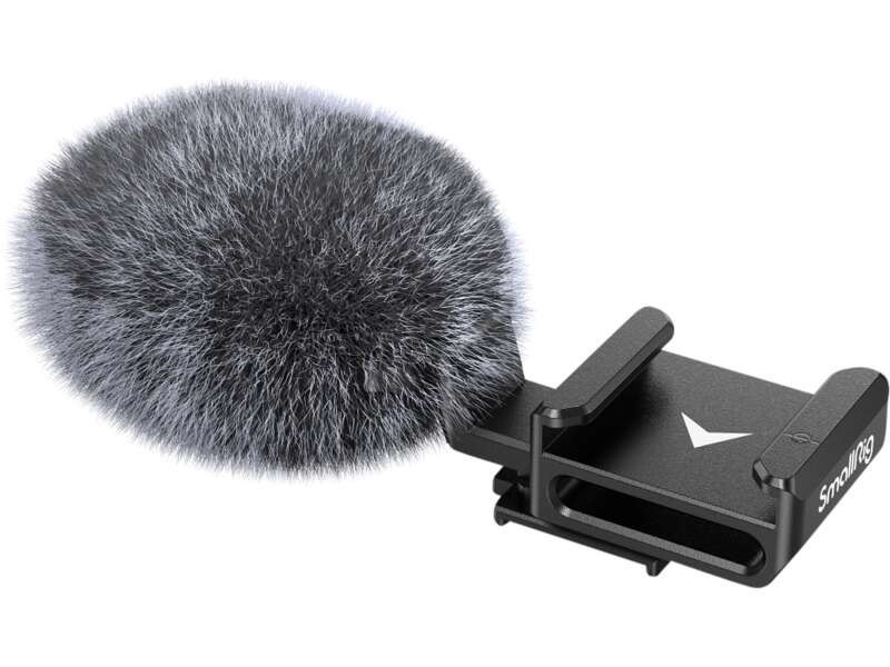 SmallRig Cold Shoe Adapter with Windshield for Sony ZV-E10 and ZV-1 3526