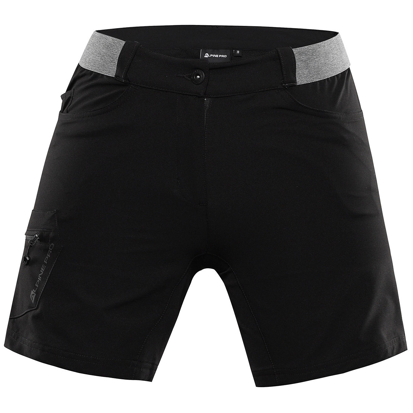 Dámské kraťasy Alpine Pro Zamba 3 Velikost: M / Barva: černá