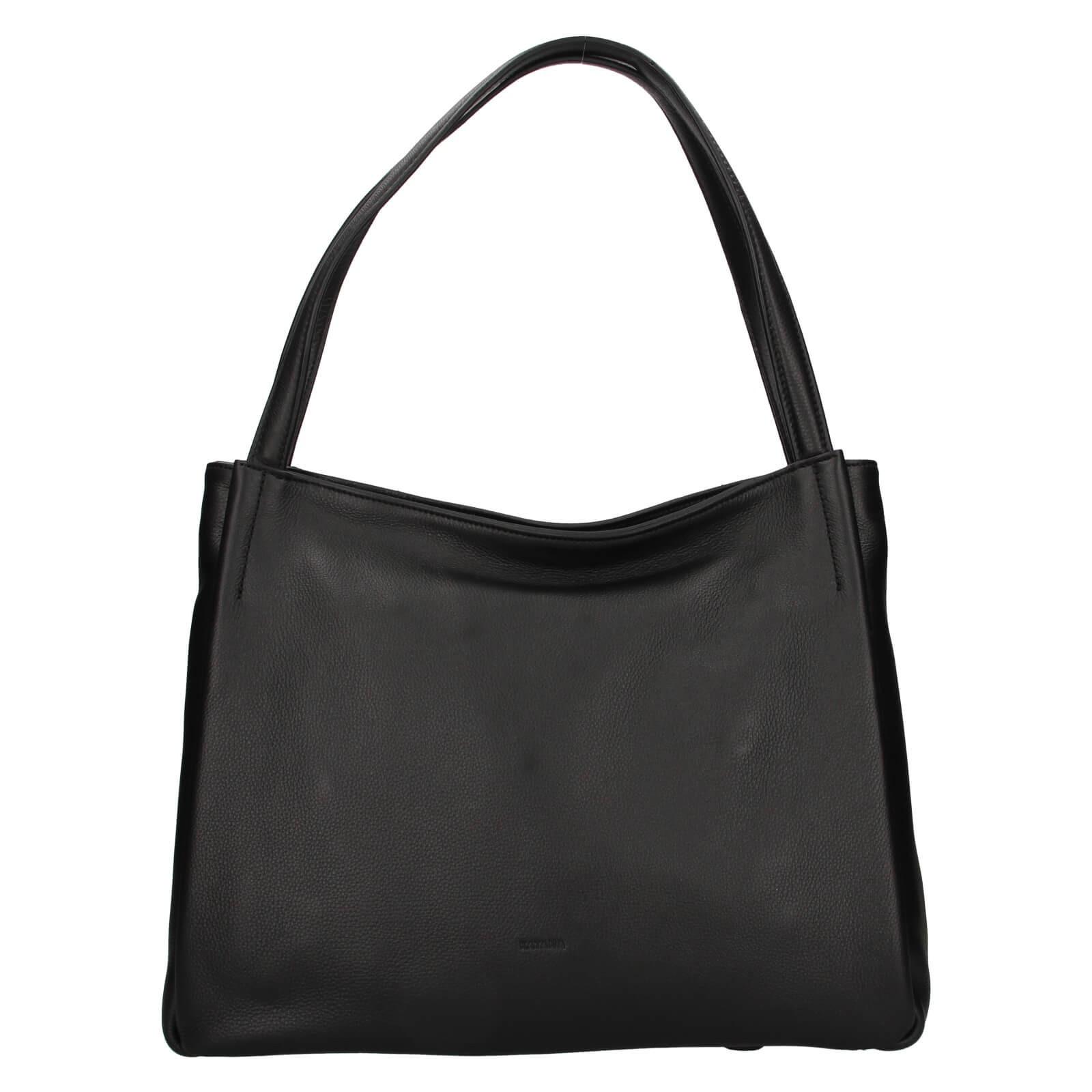 Elegantní dámská kožená kabelka Katana - černá