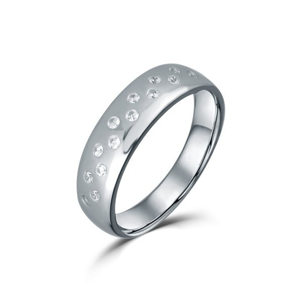 Prsten se syntetickými kameny 126-404-0059 60