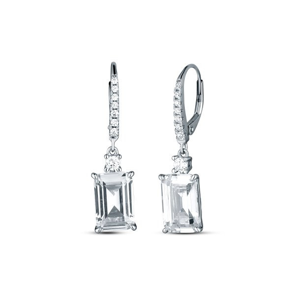 Náušnice se syntetickými kameny 136-391-B00765-0000