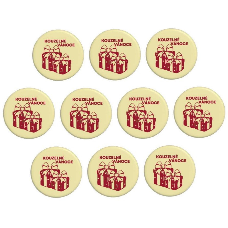 Čokoládová dekorace Kouzelné Vánoce Množství v balení: 135 ks
