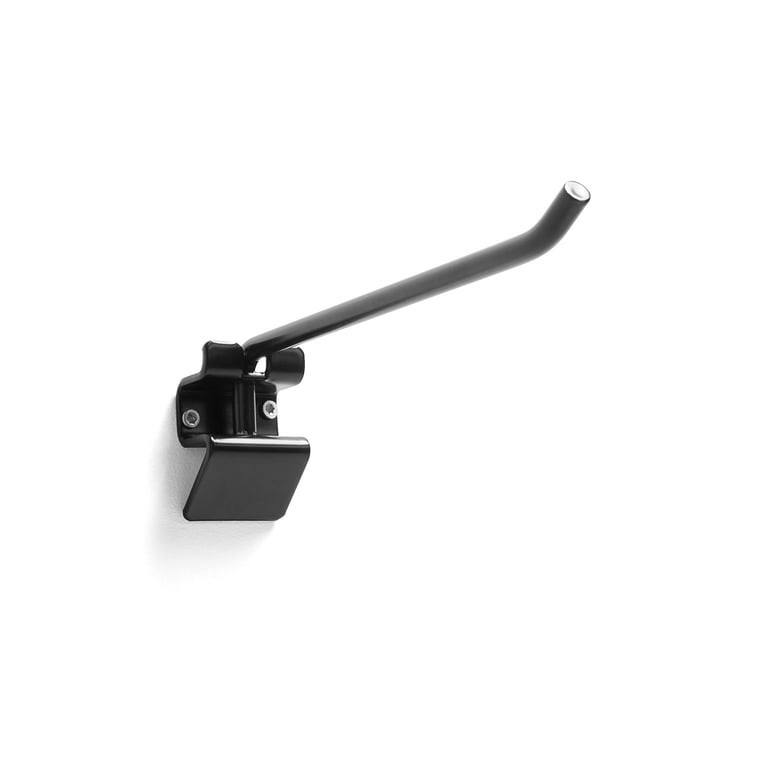 Háček na stěnu, 200 mm, černý