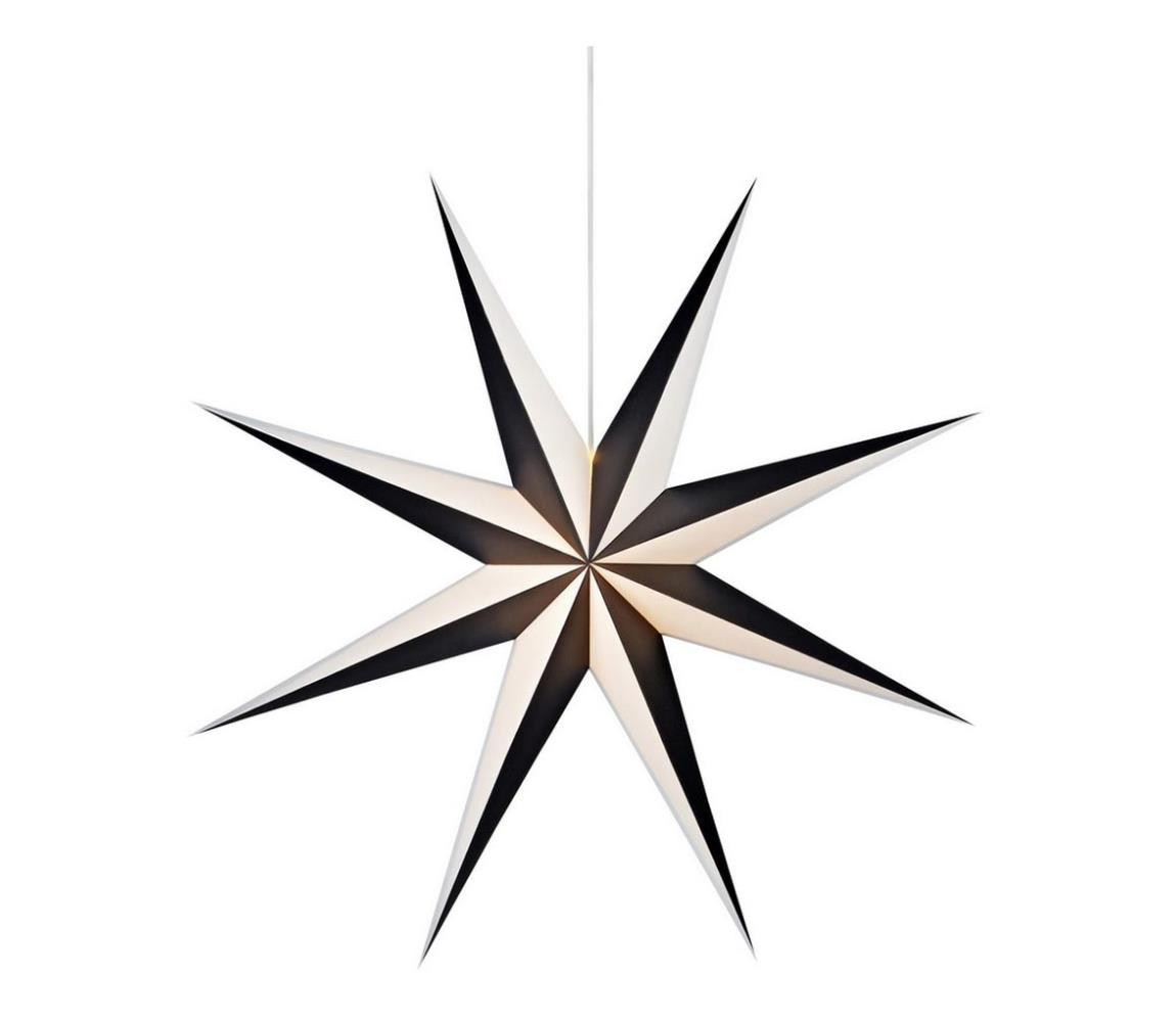 Markslöjd Markslöjd 704174 - Vánoční dekorace ALVA 1xE14/25W/230V černá/bílá 75 cm