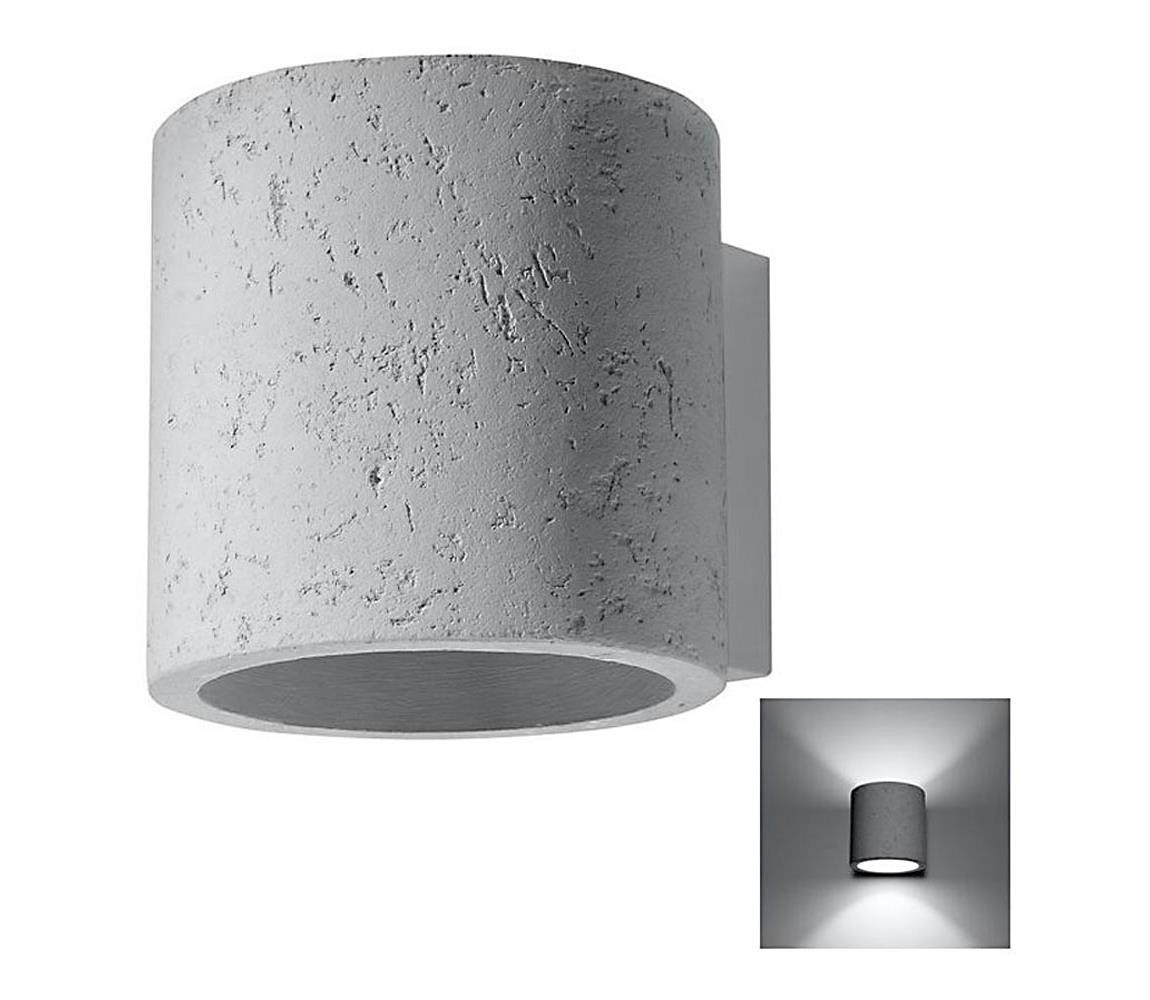 SL.0486 - Nástěnné svítidlo ORBIS 1xG9/40W/230V beton