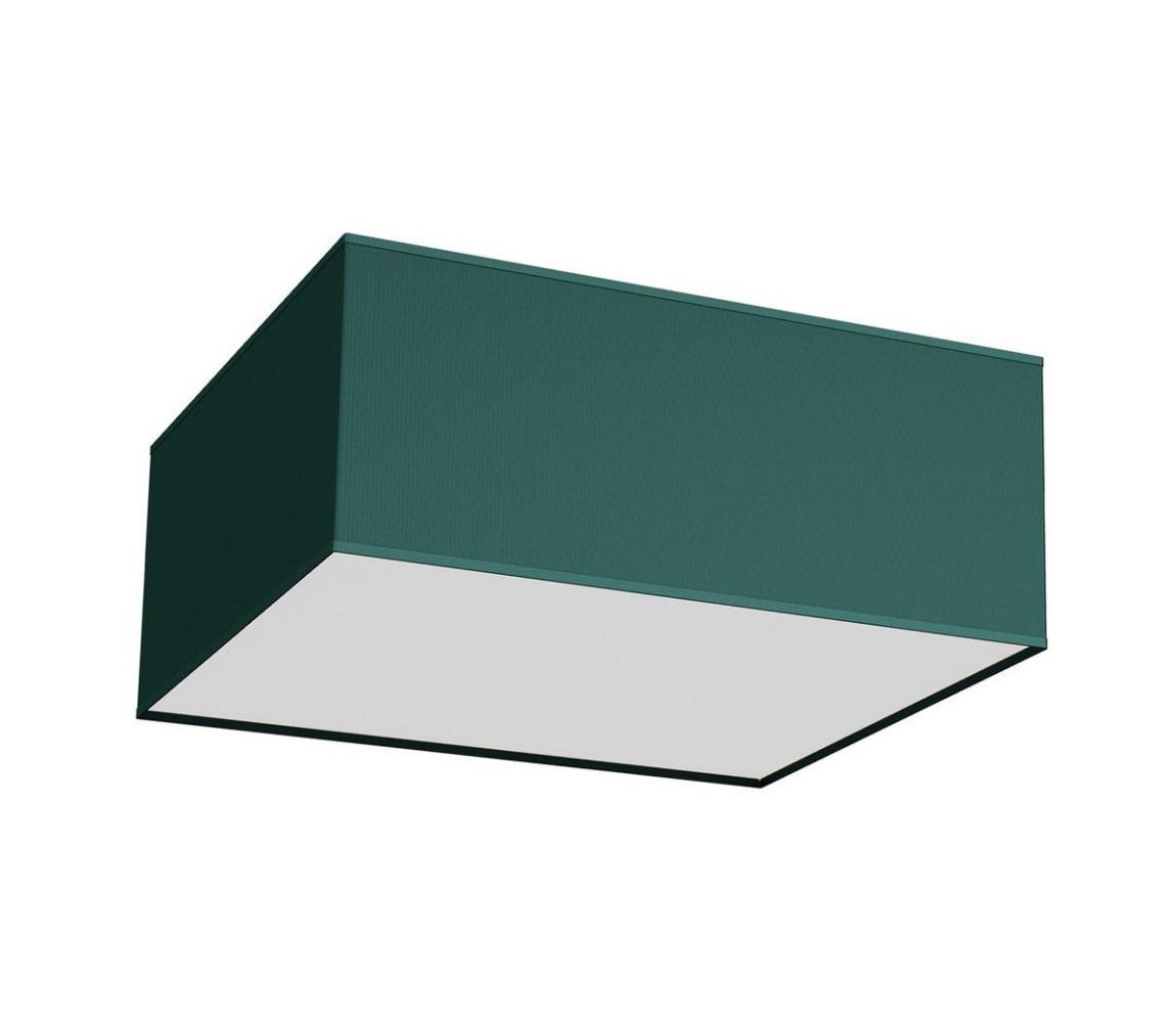 Stropní svítidlo VERDE 3xE27/60W/230V 50x50 cm zelená