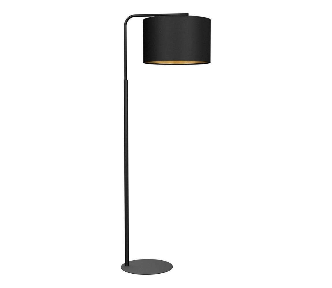 Stojací lampa ARDEN 1xE27/60W/230V černá/zlatá