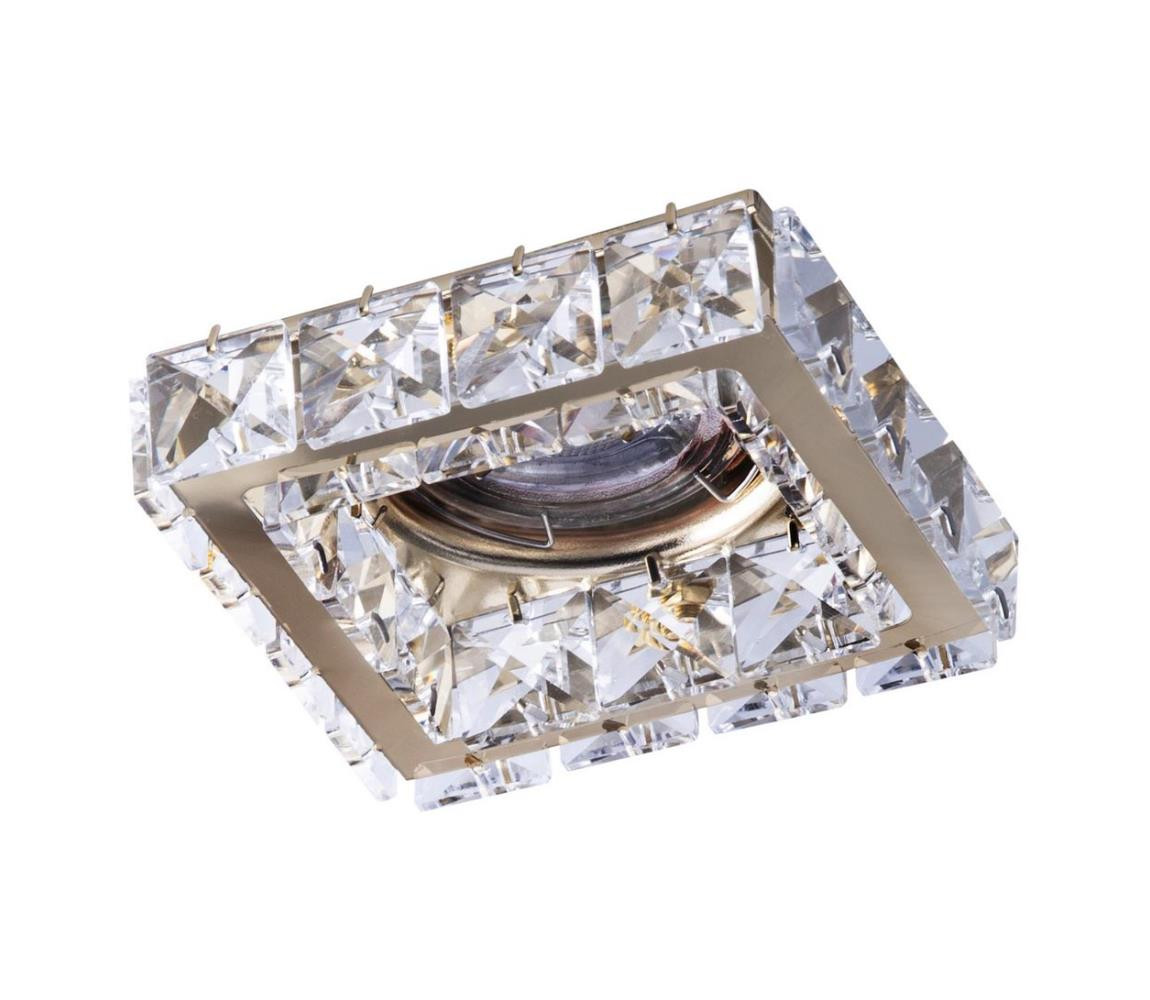 Azzardo Azzardo  - Podhledové svítidlo ESTER 1xGU10/50W/230V hranatý zlatá