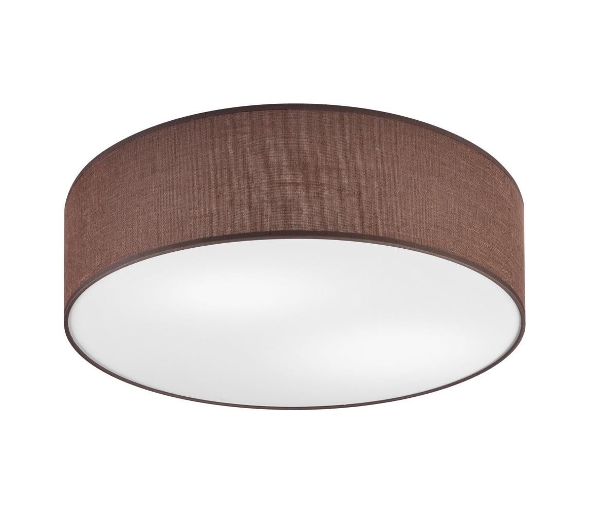Stropní svítidlo SIRJA DOUBLE 4xE27/15W/230V pr. 45 cm hnědá