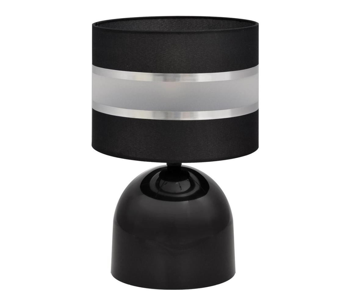 Stolní lampa HELEN 1xE27/15W/230V černá/stříbrná