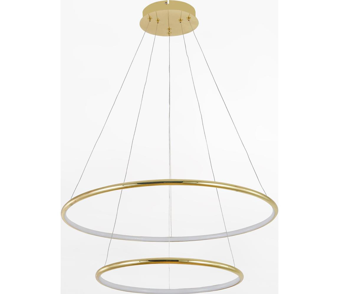 Zuma Line Zuma Line PL201004B-2GD - LED Lustr na lanku MARSEILLE LED/40W/230V zlatá