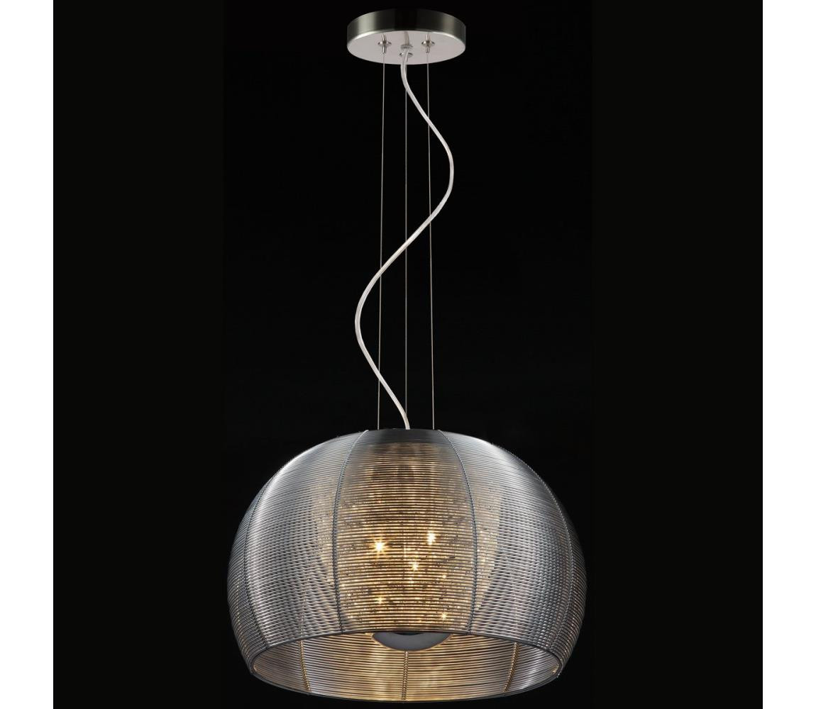 Searchlight Searchlight 20019 - Lustr na lanku 3xE14/40W/230V pr. 35 cm kouřová