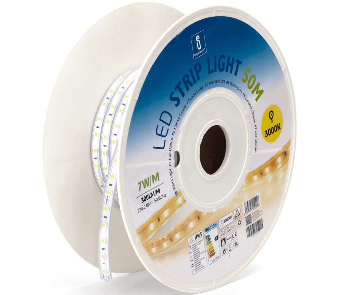 B.V.  - LED Pásek LED/350W/230V 50m 3000K IP65