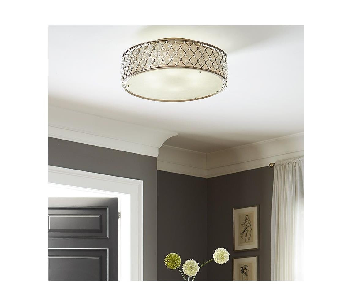 Elstead Feiss FE-LUCIA-6SF-L - Stropní svítidlo LUCIA 6xE27/60W/230V